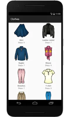 Draw Clothes android App screenshot 6