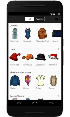 Draw Clothes android App screenshot 7